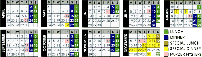 Golden Arrow - dates 2010