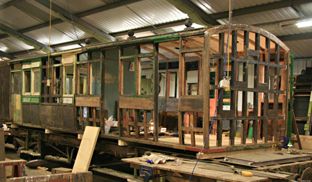 Carriage moved into main workshop - Dave Clarke - 6 March 2010