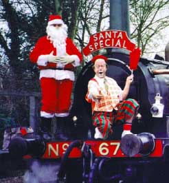 Santa with clown