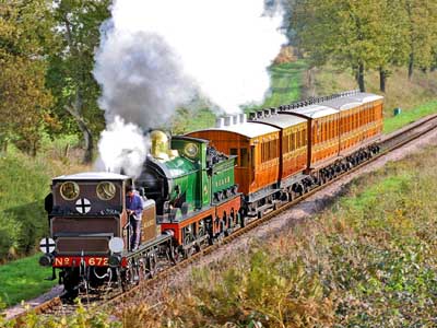 Fenchurch and 65 with Victorian carriages - 11 November 2006 - Richard Thomas