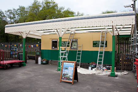 Canopy over booking office - John Sandys - 7 May 2013