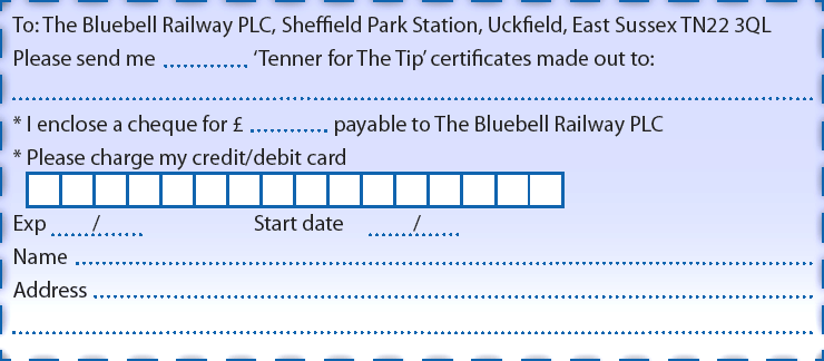 Tenner for the Tip form