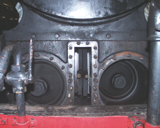 Valve and piston covers removed