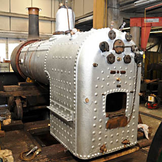 55 boiler ready for hydraulic test - 17 April 2010 - Derek Hayward