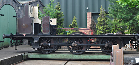 Fenchurch's frames on the traverser outside the workshop at Statfold Barn - Nicholas Smith - 12 June 2021