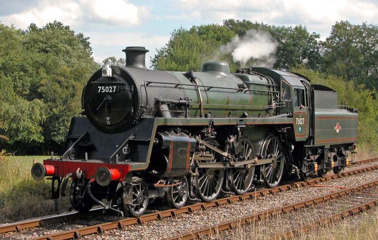 Click to enlarge - Standard Class 4 75027 at Kingscote - Derek Hayward