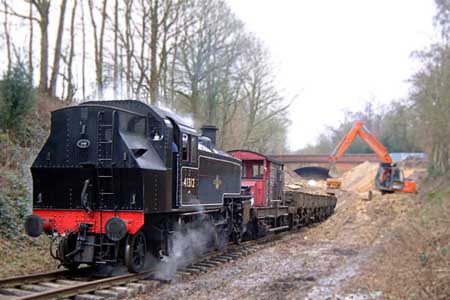 LMS Ivatt tank No.41312 at the Bluebell in 2006