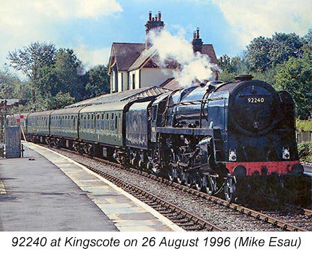 92240 at Kingscote - Mike Esau - 26 August 1996