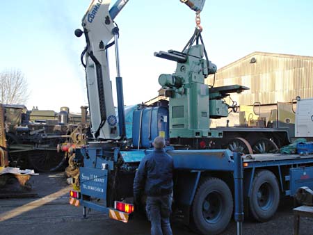 Delivery of milling machine - 11 Feb 2008 - Fred Bailey