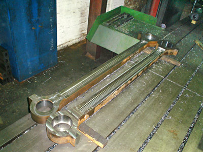 Coupling rods on milling machine - December 2009