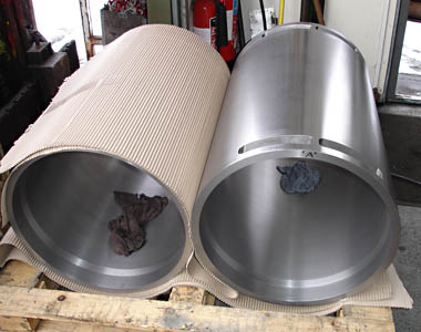 Two main cylinder liners - Fred Bailey - 6 February 2012