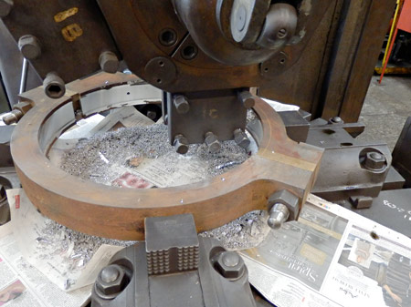 Machining white metal in an eccentric strap - Fred Bailey - 30 October 2014
