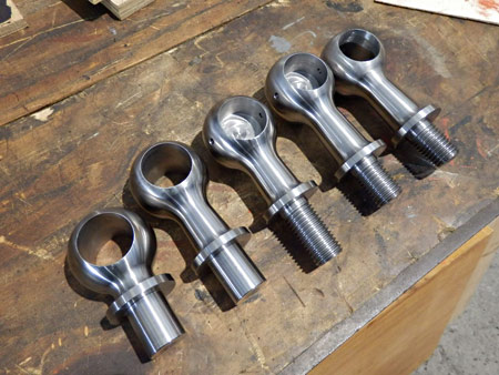Selection of the handrail knobs - Fred Bailey - 14 Jan 2016