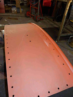 Rear section of the cab roof - Fred Bailey - 23 October 2016