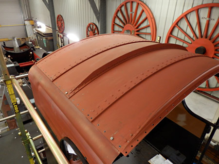 Cab roof temporarily in place - Fred Bailey - 16 November 2016