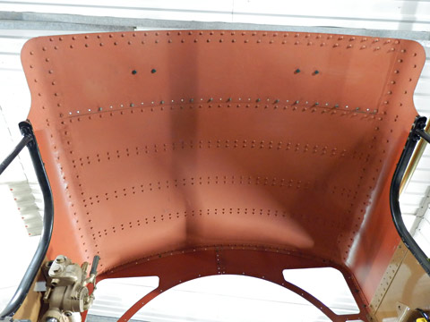 Underside of cab roof - Fred Bailey - 28 December 2016