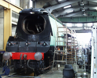 View of the locomotive