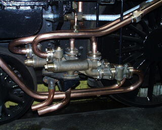 View of injector pipes
