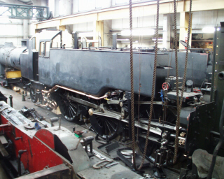 Front view of loco