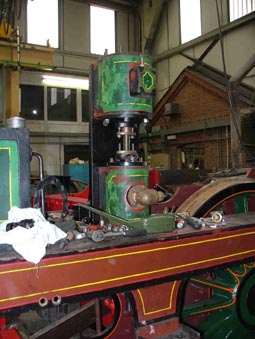 Steam reverser fitted - 27 May 2007 - Rob Faulkner