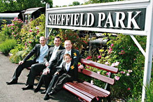 On the station platform