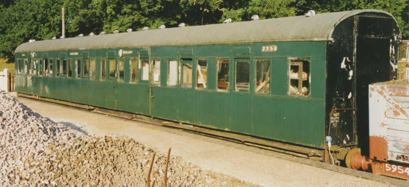 2356 as C&W mess and stores coach - Richard Salmon - August 1998
