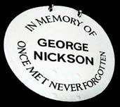 Memorial to George Nickson