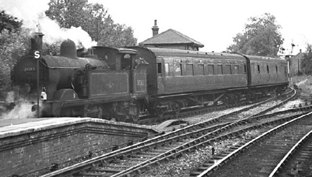 31263 departs from East Grinstead HL in BR Days - Keith Harwood
