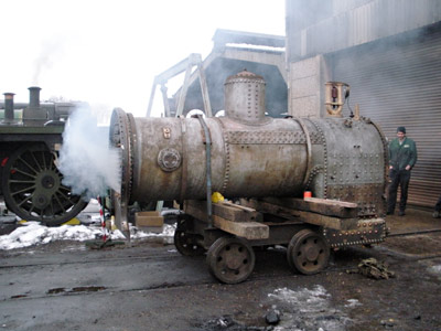 178 boiler steam test - 15 January 2010 - Duncan Bourne