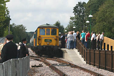 After the inaugural train had returned to East Grinstead - Colin Duff - 4 September 2010