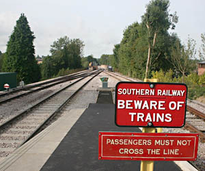 Southern end of the platform at East Grinstead - Colin Duff - 4 September 2010