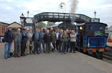 Group photo at Sheffield Park - Chris Knibbs/John Sandys - 13 Oct 2011