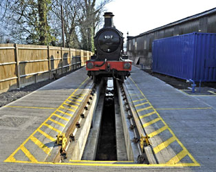 The Dukedog stands on the new washout pit - Derek Hayward - 25 March 2012