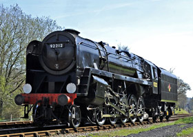 92212 at Kingscote on the Bluebell Railway - Derek Hayward - 6 April 2012