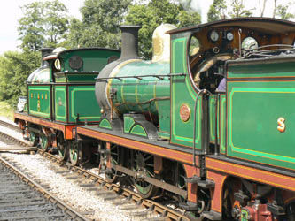 The H and C await departure from Sheffield Park - Roger Murray - 28 July 2012