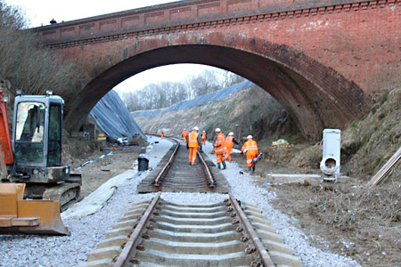 Track laying almost complete - Jon Bowers - 4 March 2013