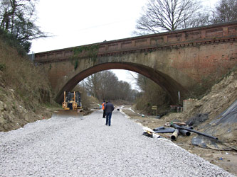 Imberhorne Lane Bridge - Richard Salmon - 24 Feb 2013