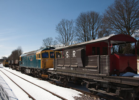 Queen Mary brakevan at East Grinstead - John Sandys - 12 March 2013