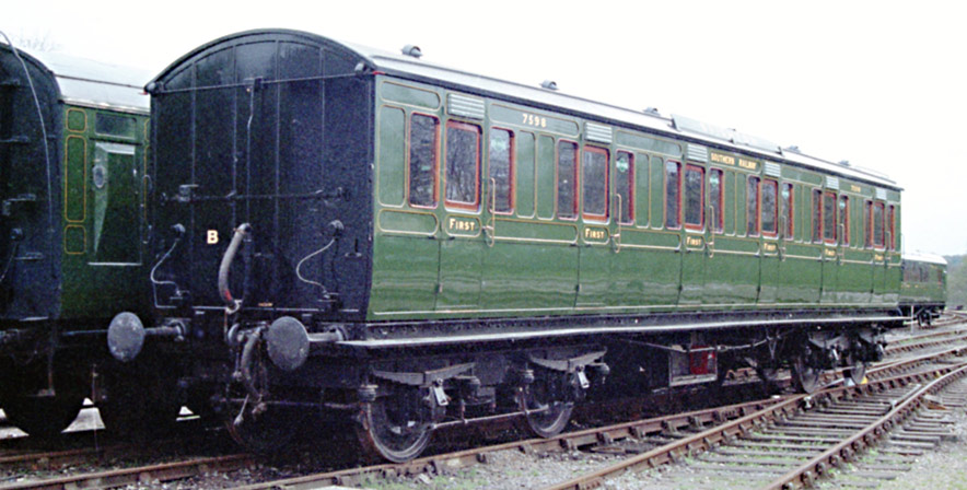 LBSCR 7598 on completion of most of the restoration work in April 1999
