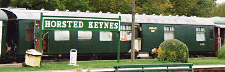 BR Mk.1 SK 25871, as the Carriage Shop at Horsted Keynes