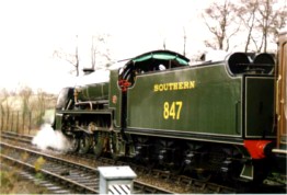 847 departing from Sheffield Park