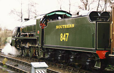 847 departing from Sheffield Park - Richard Salmon