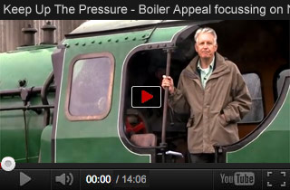 Video for 'Keep Up The Pressure' Boiler Appeal focussing on No.928 'Stowe'