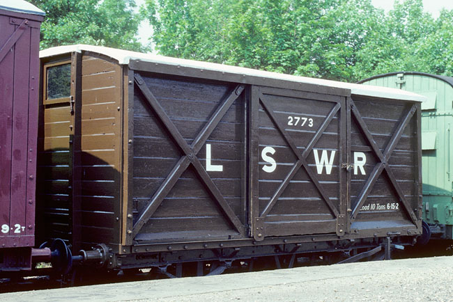 LSWR 10 ton covered van - Nigel Longdon - June 1982