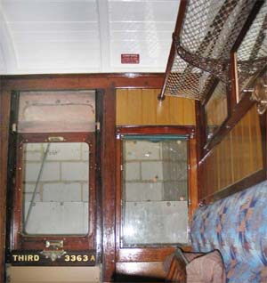 Interior of restored compartment - June 2006 - Dave Clarke