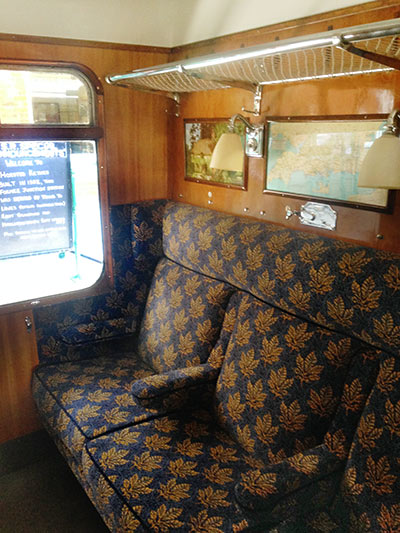 First class interior of Bulleid CK 5768 - Richard Salmon - 4 May 2019