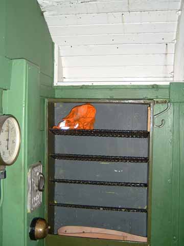Interior of guards compartment