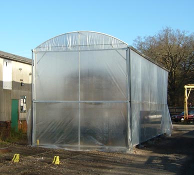270's temporary shed - 3 Feb 2007