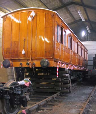 412 lifted at far end of shed