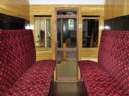 Interior of Compartment A with seats test-fitted - Richard Salmon - 11 August 2007